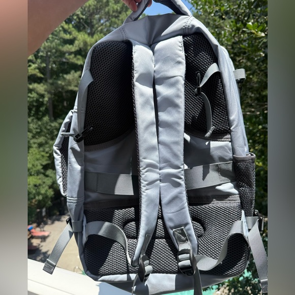 Taygeer Grey Travel Backpack w/ USB, Shoe Pouch, Fits 15.6” Laptop - Picture 2 of 14
